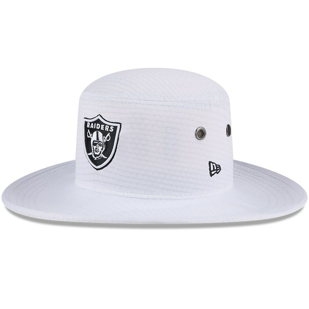 Las Vegas Raiders New Era 2024 NFL Training Camp Panama Bucket Hat - White discount