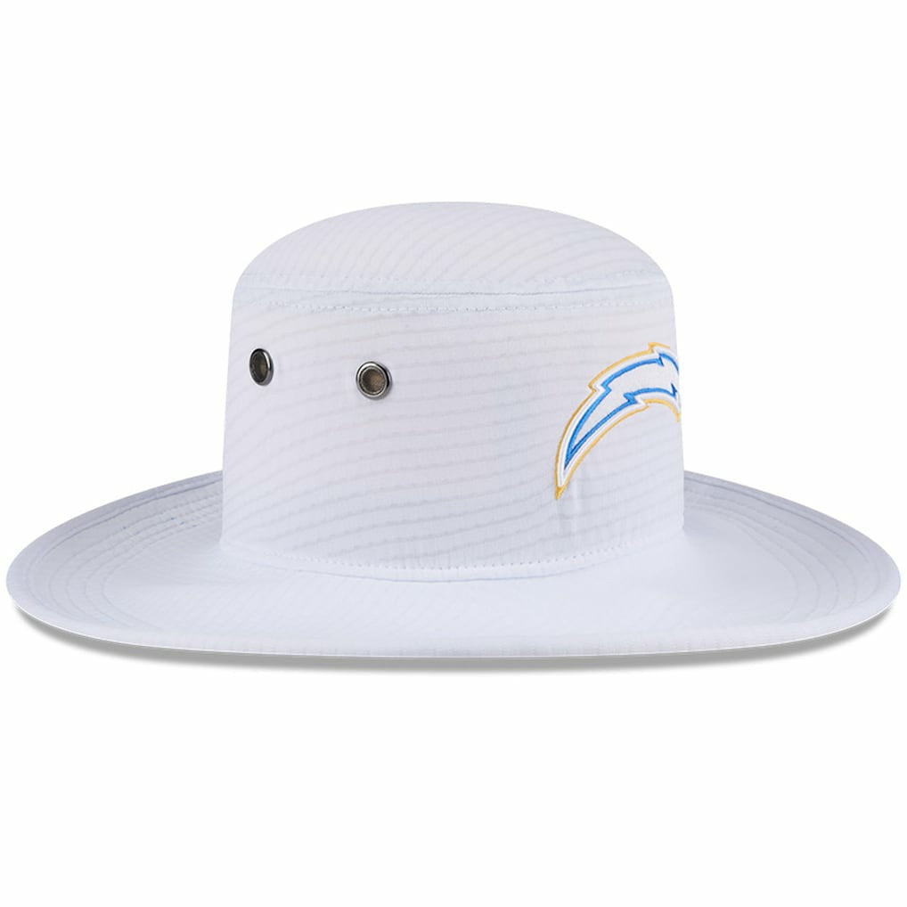 Los Angeles Chargers New Era 2024 NFL Training Camp Panama Bucket Hat - White cheap