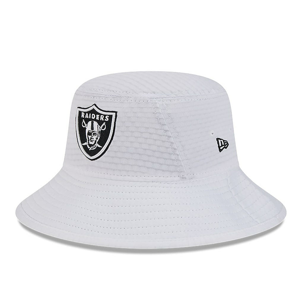 Las Vegas Raiders New Era 2024 NFL Training Camp Stretch Bucket Hat - White for sale
