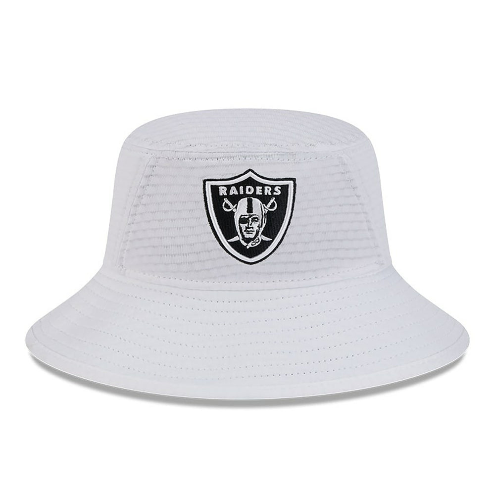 Las Vegas Raiders New Era 2024 NFL Training Camp Stretch Bucket Hat - White for sale