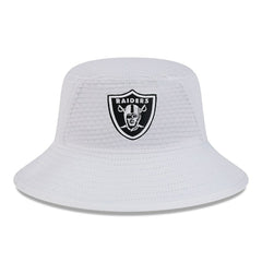 Las Vegas Raiders New Era 2024 NFL Training Camp Stretch Bucket Hat - White for sale