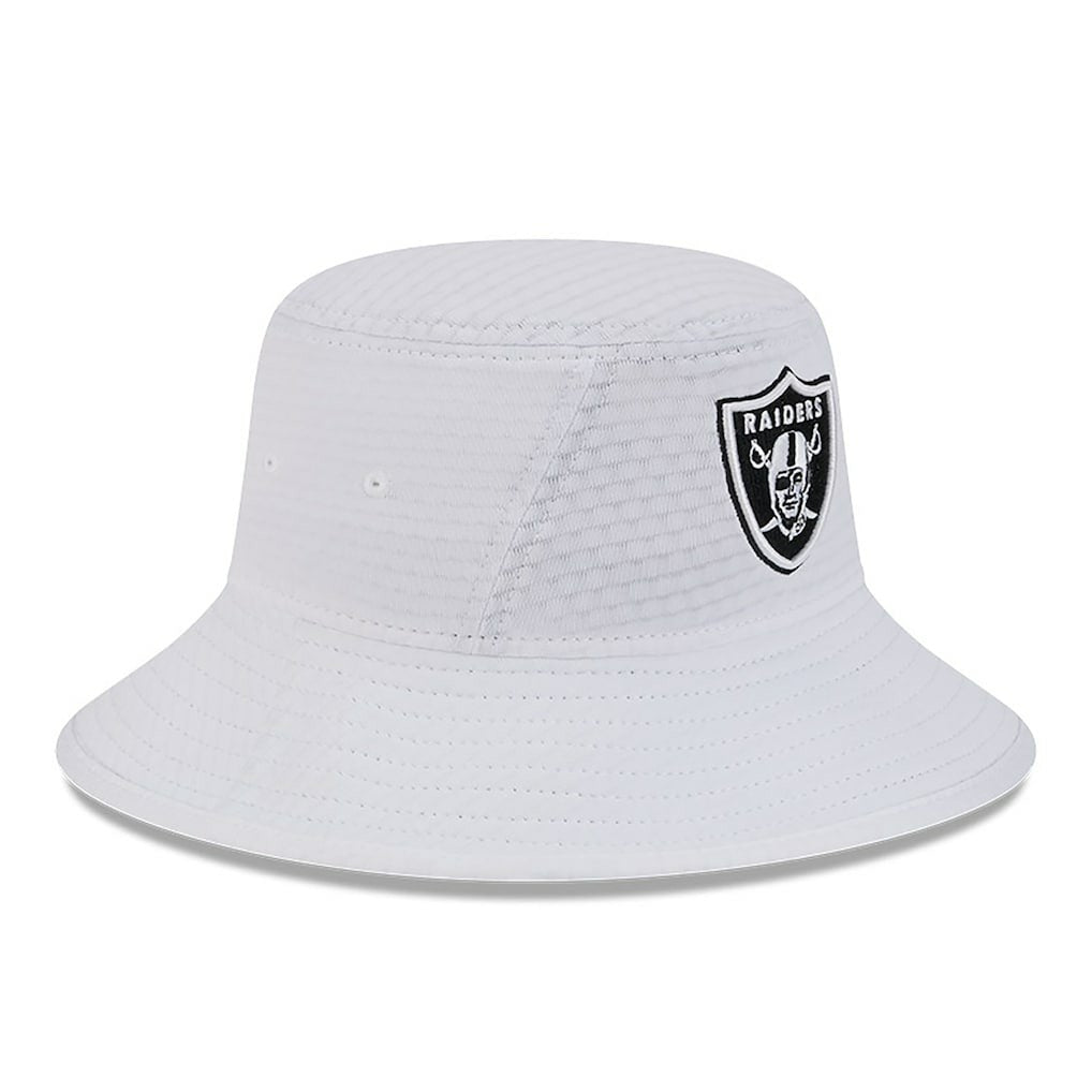 Las Vegas Raiders New Era 2024 NFL Training Camp Stretch Bucket Hat - White for sale