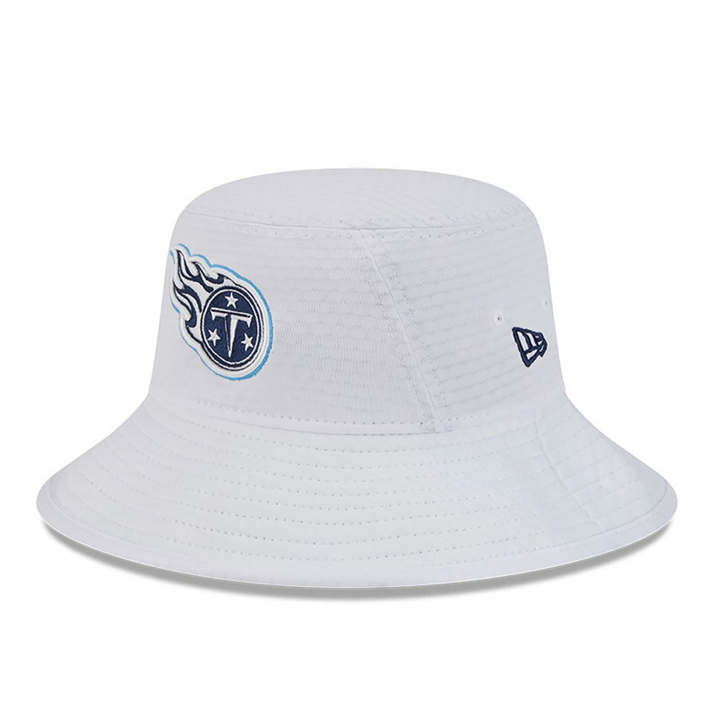 Tennessee Titans New Era 2024 NFL Training Camp Stretch Bucket Hat - White for sale