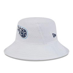 Tennessee Titans New Era 2024 NFL Training Camp Stretch Bucket Hat - White for sale