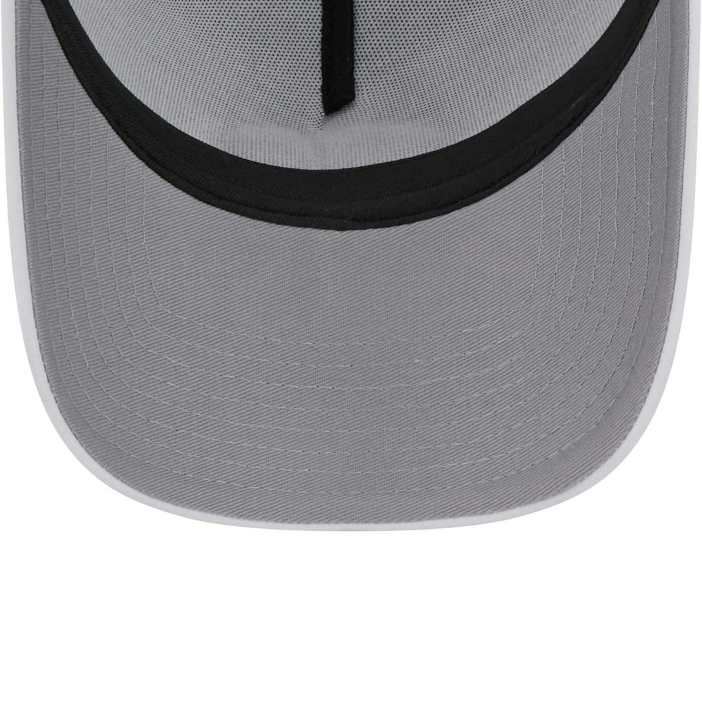 Jacksonville Jaguars New Era Happy A-Frame Trucker 9FORTY Snapback Hat - White discount