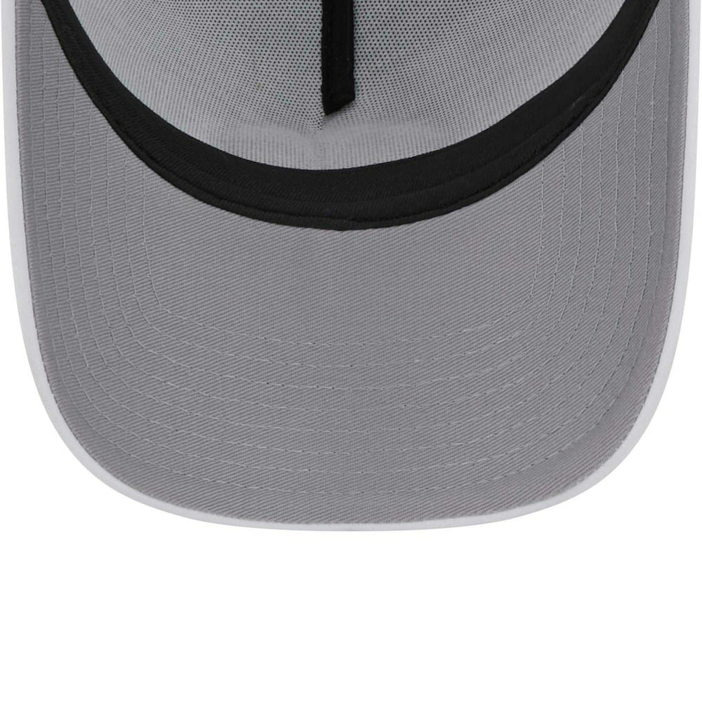 Jacksonville Jaguars New Era Happy A-Frame Trucker 9FORTY Snapback Hat - White discount