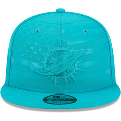 Miami Dolphins New Era Independent 9FIFTY Snapback Hat - Aqua sale