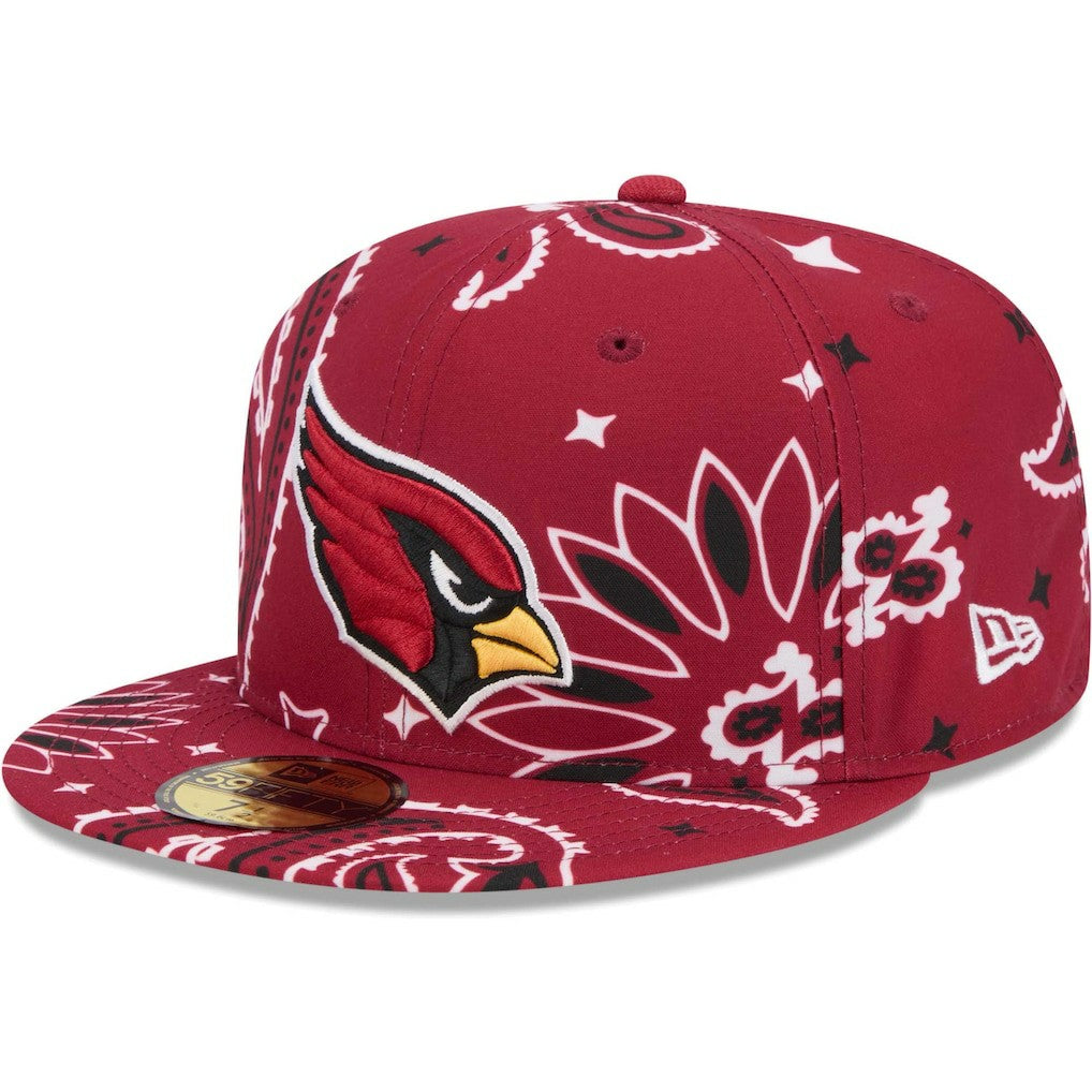Arizona Cardinals New Era Paisley 59FIFTY Fitted Hat - Cardinal sale
