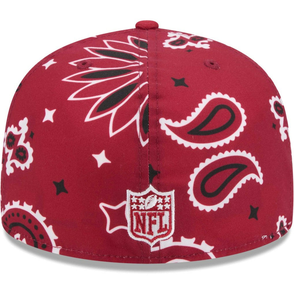 Arizona Cardinals New Era Paisley 59FIFTY Fitted Hat - Cardinal sale