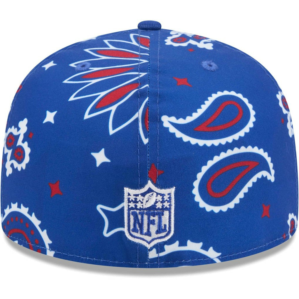 New York Giants New Era Paisley 59FIFTY Fitted Hat - Royal online