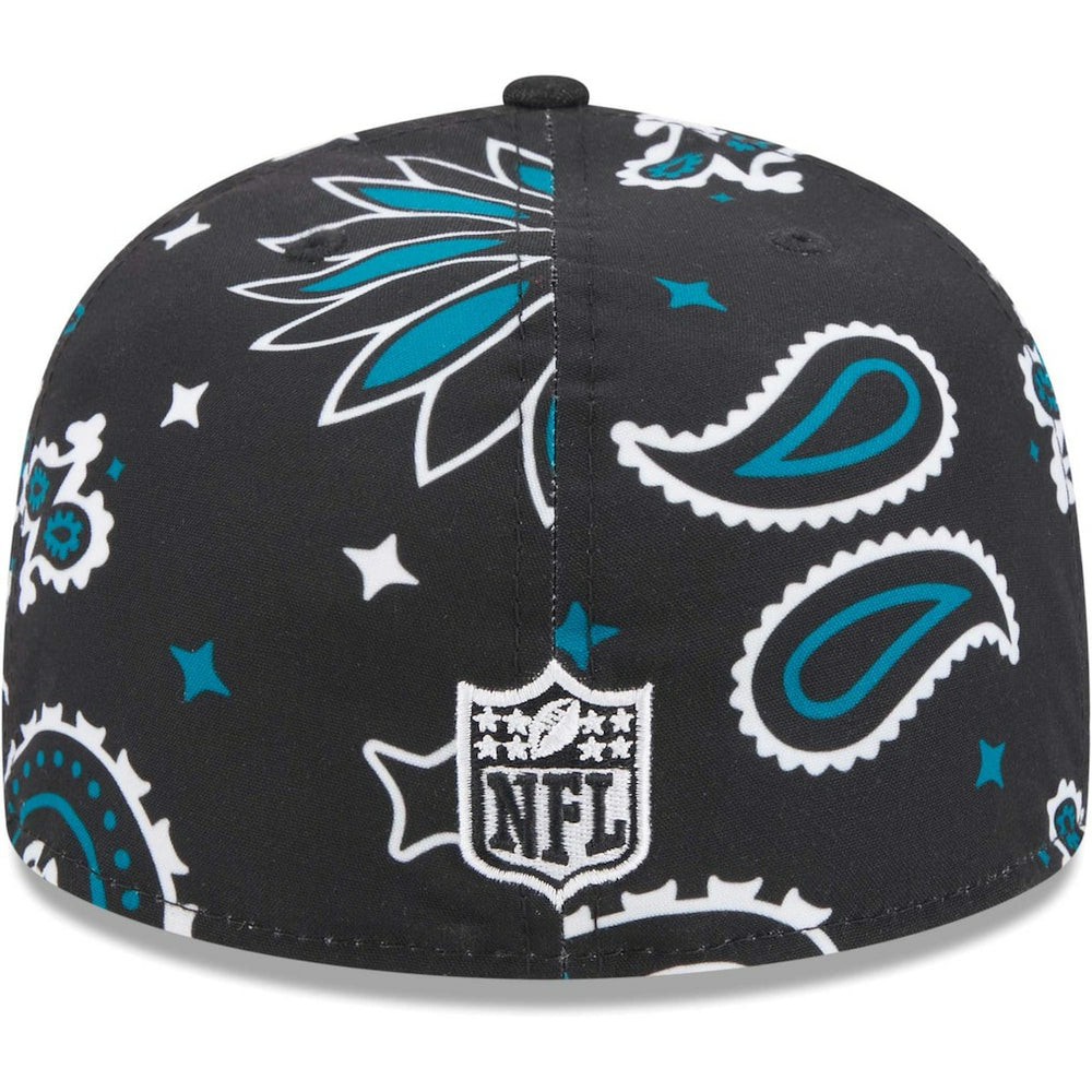 Jacksonville Jaguars New Era Paisley 59FIFTY Fitted Hat - Black cheap
