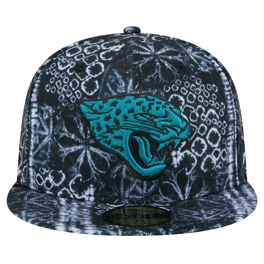 Jacksonville Jaguars New Era Shibori 59FIFTY Fitted Hat - Black discount