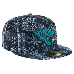 Jacksonville Jaguars New Era Shibori 59FIFTY Fitted Hat - Black discount