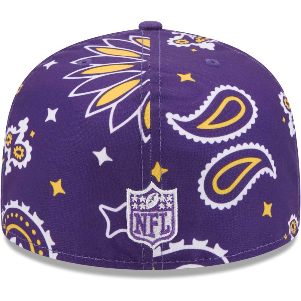 Minnesota Vikings New Era Paisley 59FIFTY Fitted Hat - Purple for sale