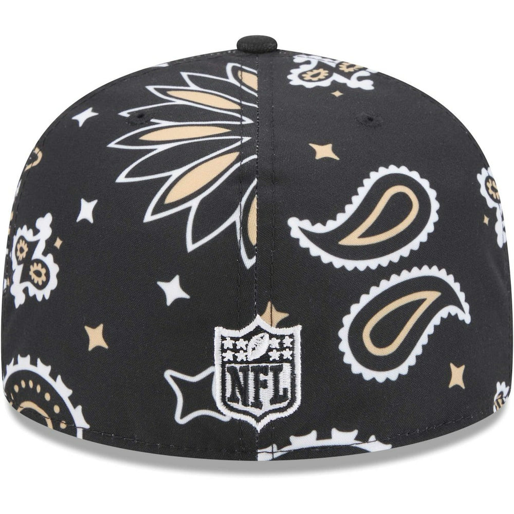 New Orleans Saints New Era Paisley 59FIFTY Fitted Hat - Black online