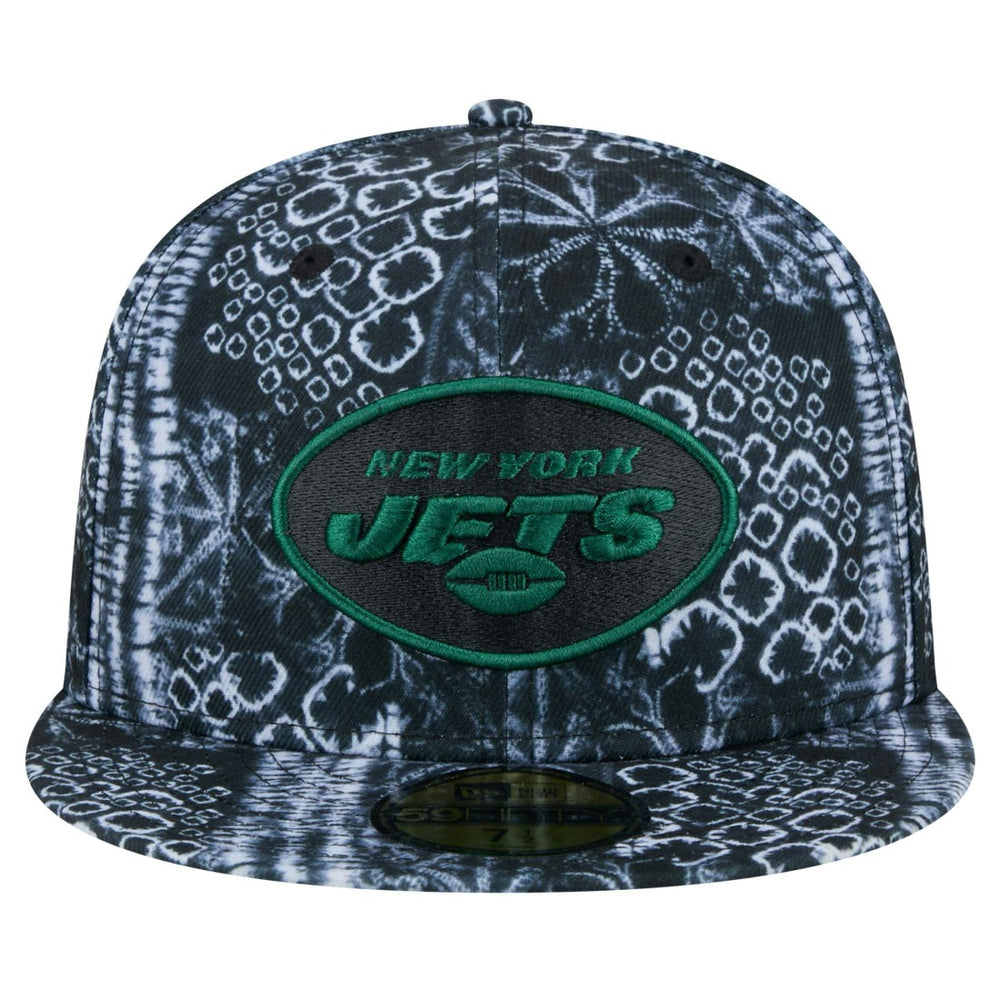 New York Jets New Era Shibori 59FIFTY Fitted Hat - Black for sale