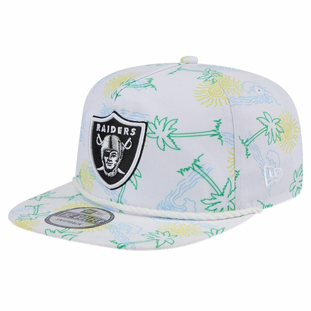 Las Vegas Raiders New Era Vacay Golfer Snapback Hat - White outlet