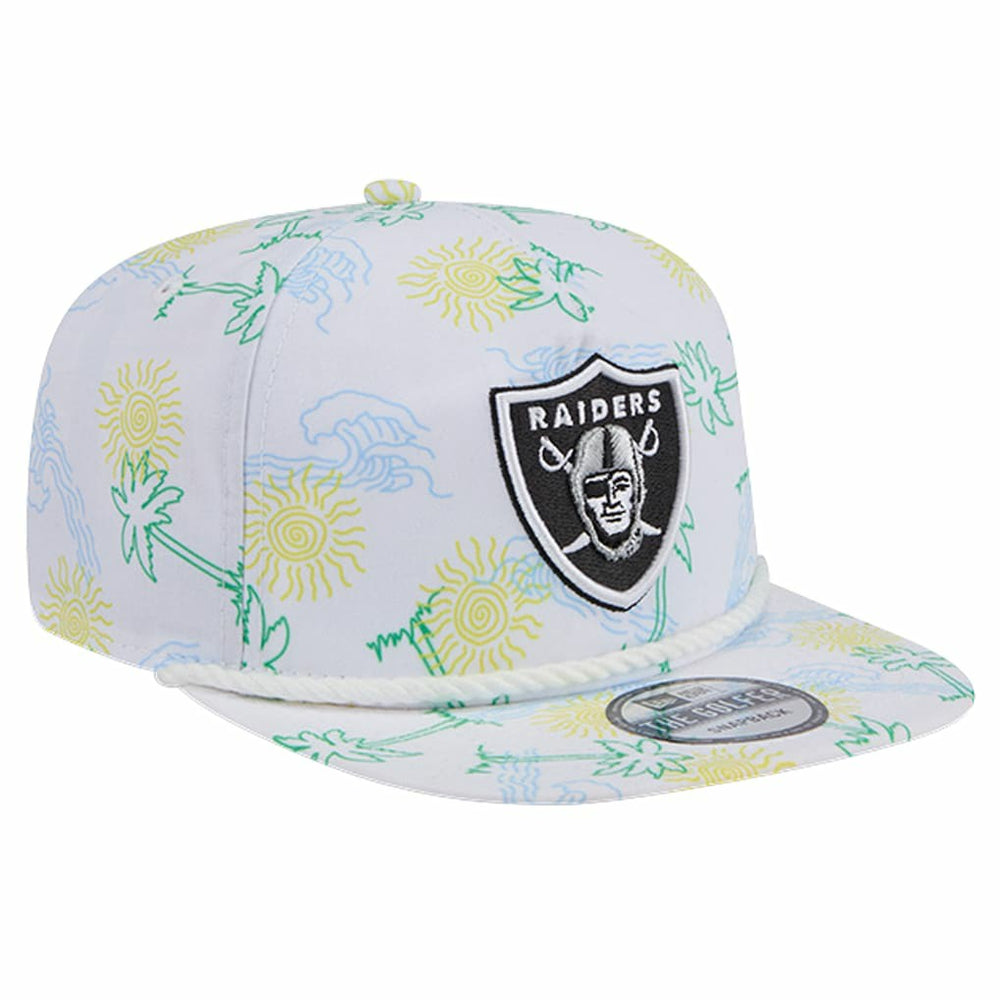 Las Vegas Raiders New Era Vacay Golfer Snapback Hat - White outlet