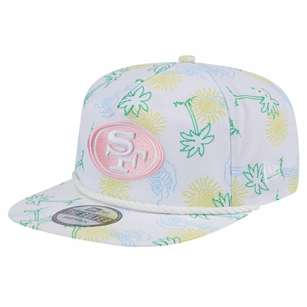San Francisco 49ers New Era Vacay Golfer Snapback Hat - White outlet