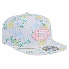 San Francisco 49ers New Era Vacay Golfer Snapback Hat - White outlet