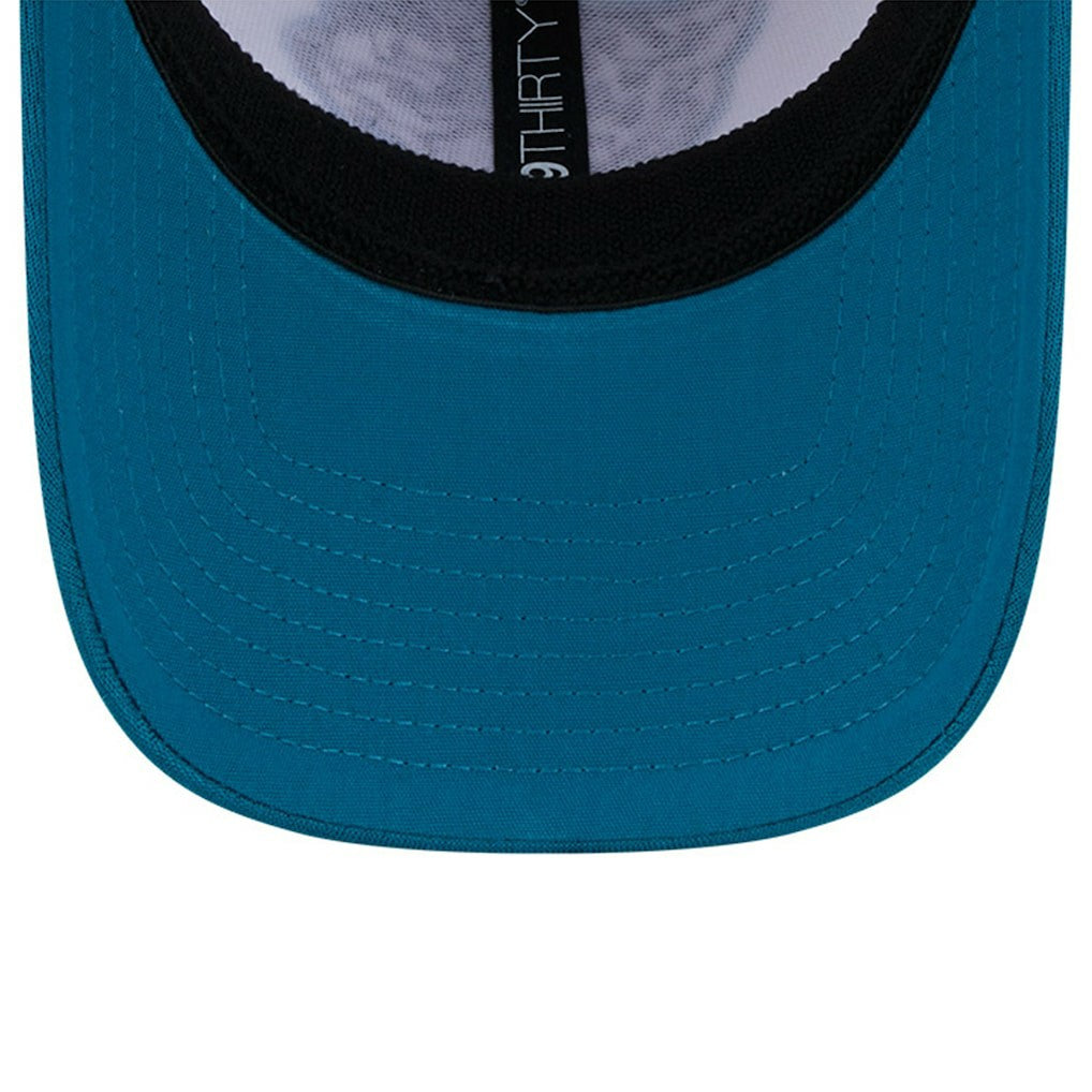 Jacksonville Jaguars New Era 2024 NFL Training Camp 39THIRTY Flex Hat - White/Teal discount