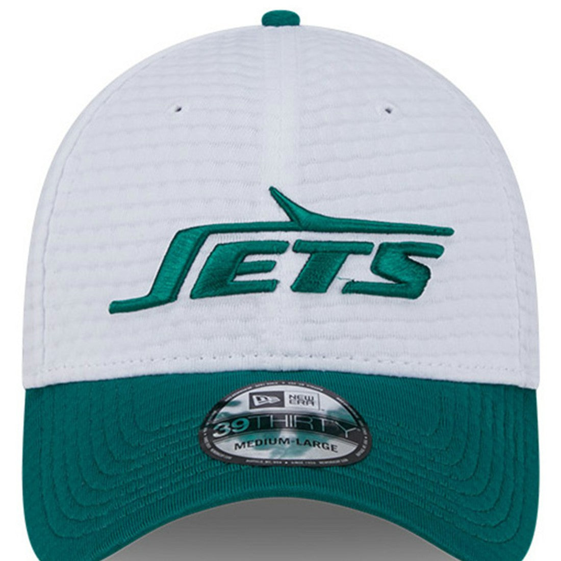 New York Jets New Era 2024 NFL Training Camp 39THIRTY Flex Hat - White/Green outlet
