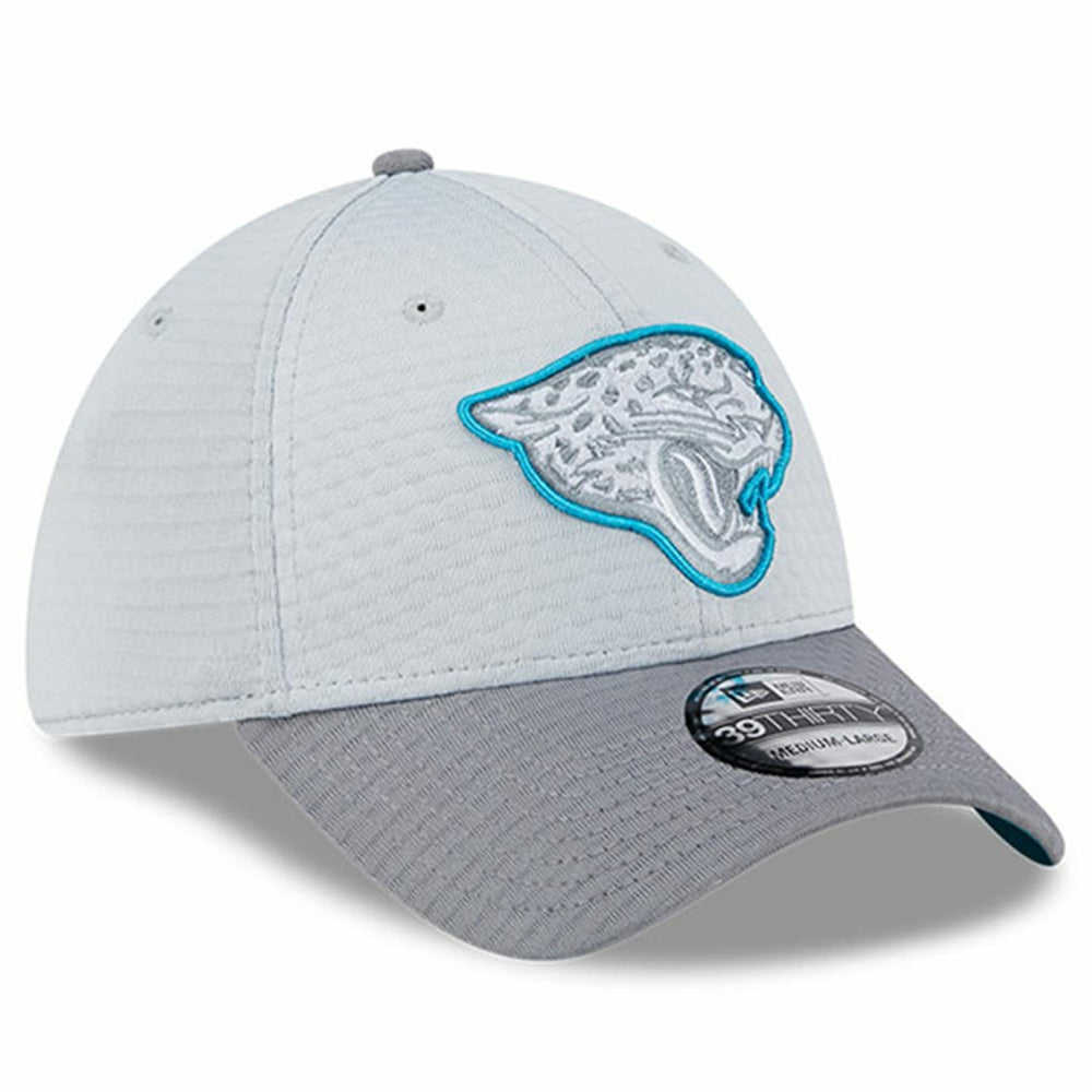 Jacksonville Jaguars New Era 2024 NFL Training Camp 39THIRTY Flex Hat - Gray outlet