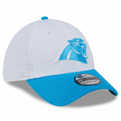 Carolina Panthers New Era 2024 NFL Training Camp 39THIRTY Flex Hat - White/Blue discount