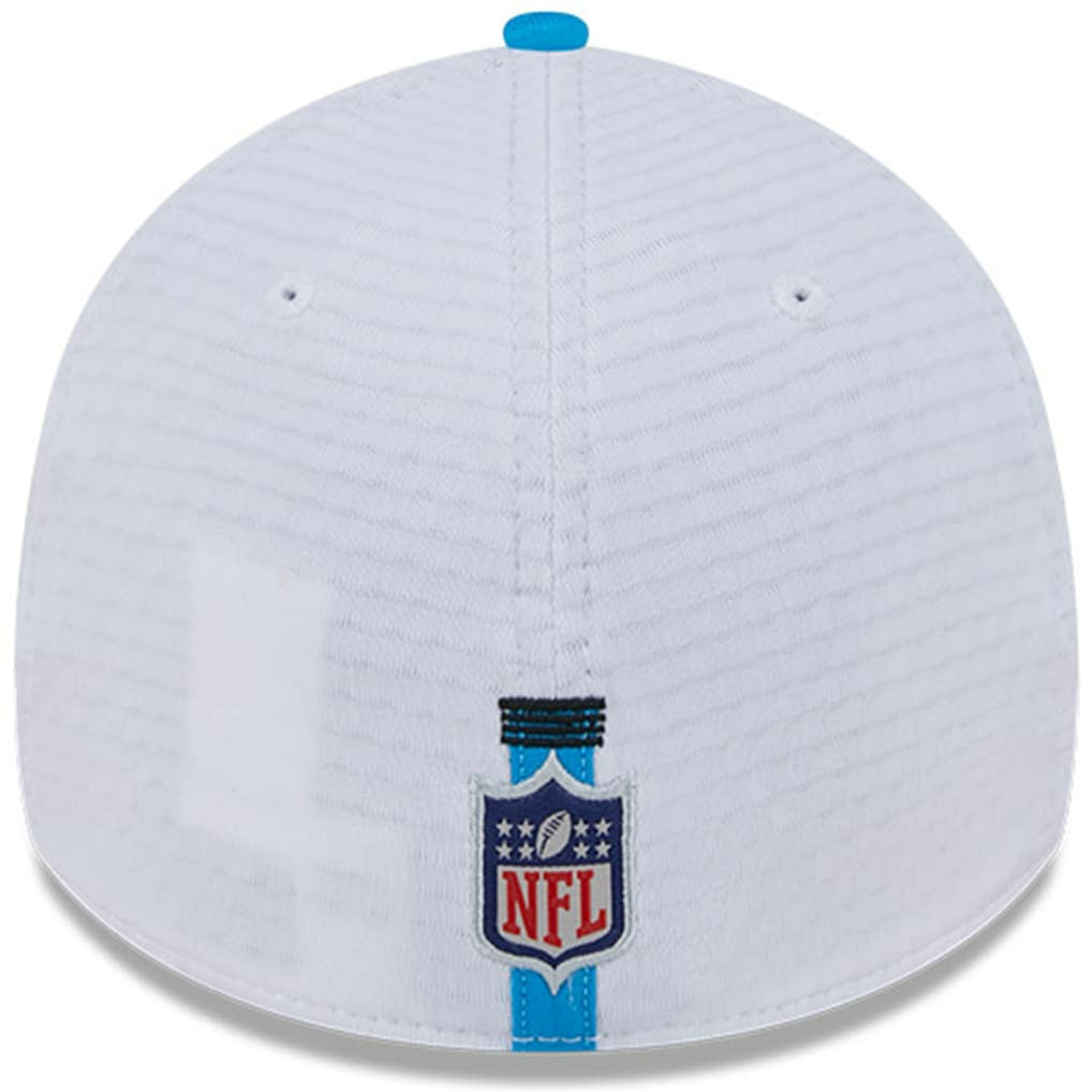 Carolina Panthers New Era 2024 NFL Training Camp 39THIRTY Flex Hat - White/Blue discount