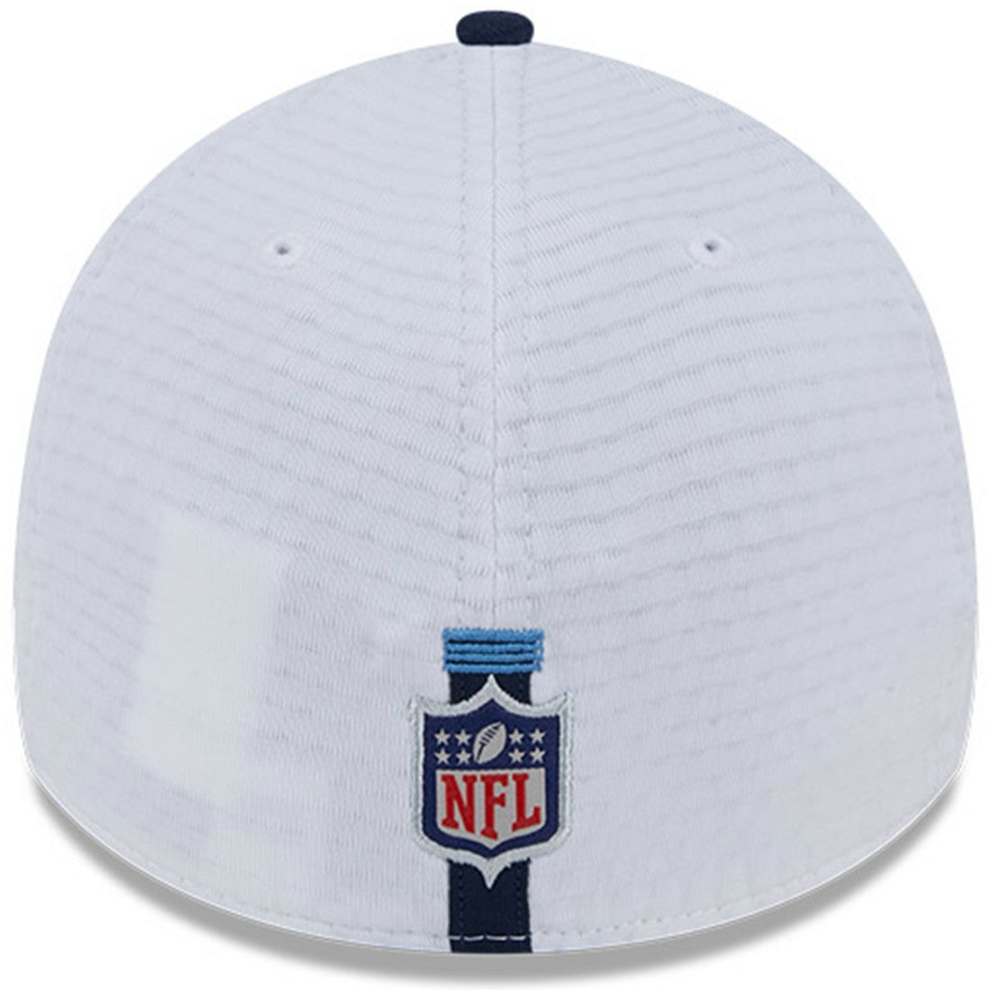 Tennessee Titans New Era 2024 NFL Training Camp 39THIRTY Flex Hat - White/Navy outlet