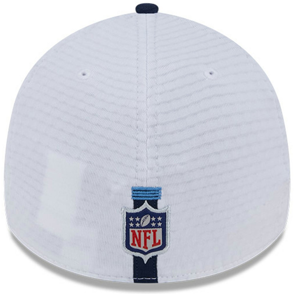 Tennessee Titans New Era 2024 NFL Training Camp 39THIRTY Flex Hat - White/Navy outlet