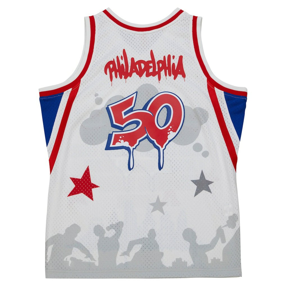 Philadelphia 76ers x Tats Cru Hardwood Classics Fashion Jersey sale - White | Mitchell & Ness shop