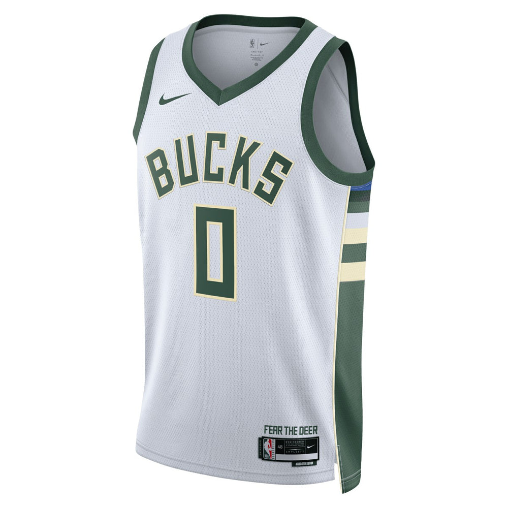Damian Lillard Milwaukee Bucks Unisex Fear The Deer Swingman Player Jersey - Association Edition - White | Nike cheap