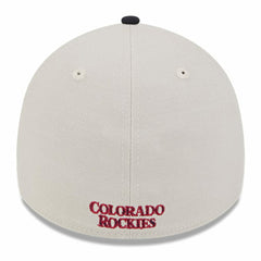 Colorado Rockies 2024 Fourth of July 39THIRTY Flex Hat - Khaki/Black | New Era