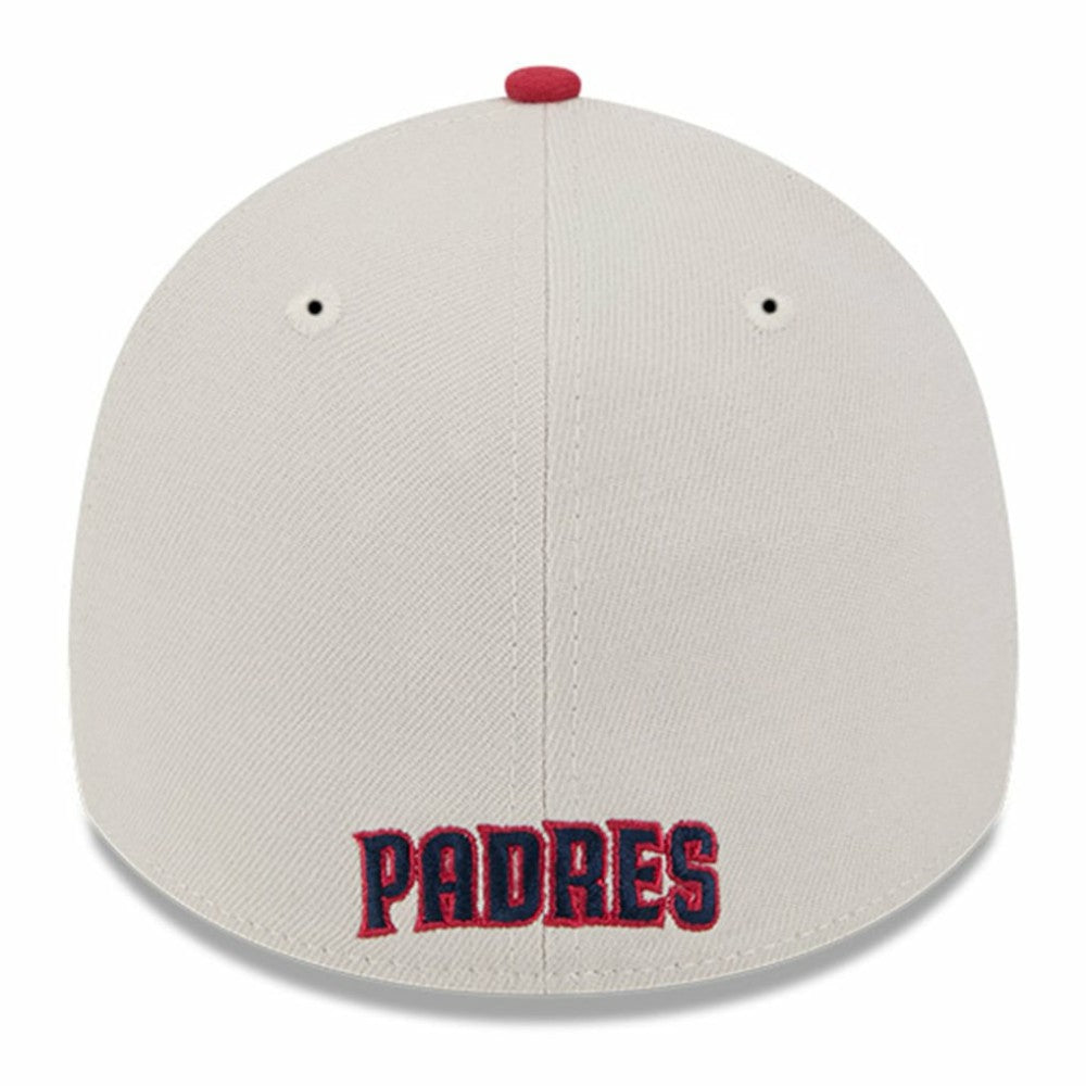 San Diego Padres 2024 Fourth of July 39THIRTY Flex Hat - Khaki/Red | New Era