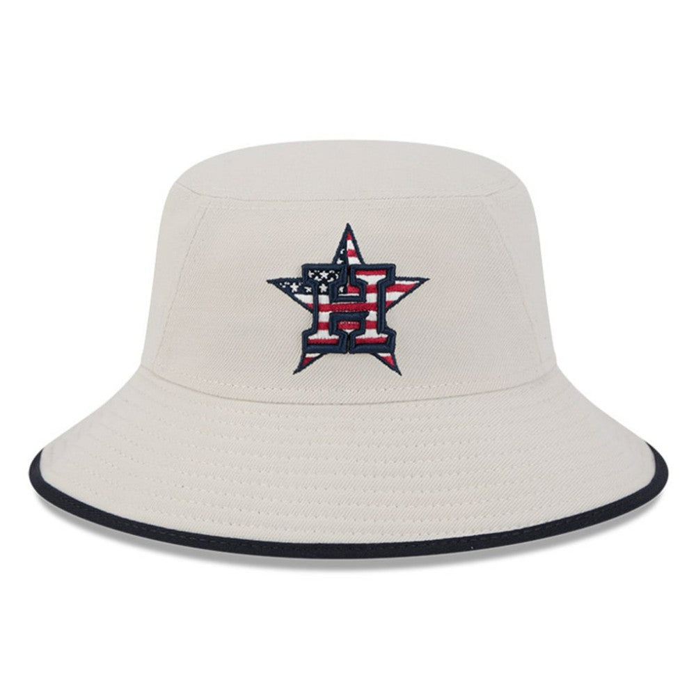 Houston Astros 2024 Fourth of July Bucket Hat - Khaki | New Era