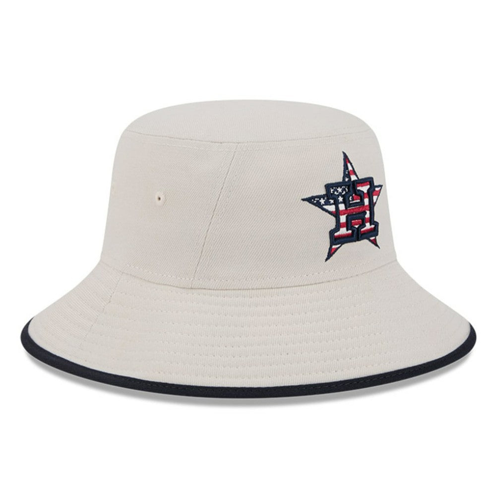 Houston Astros 2024 Fourth of July Bucket Hat - Khaki | New Era