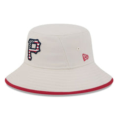 Pittsburgh Pirates 2024 Fourth of July Bucket Hat - Khaki | New Era