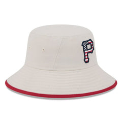 Pittsburgh Pirates 2024 Fourth of July Bucket Hat - Khaki | New Era