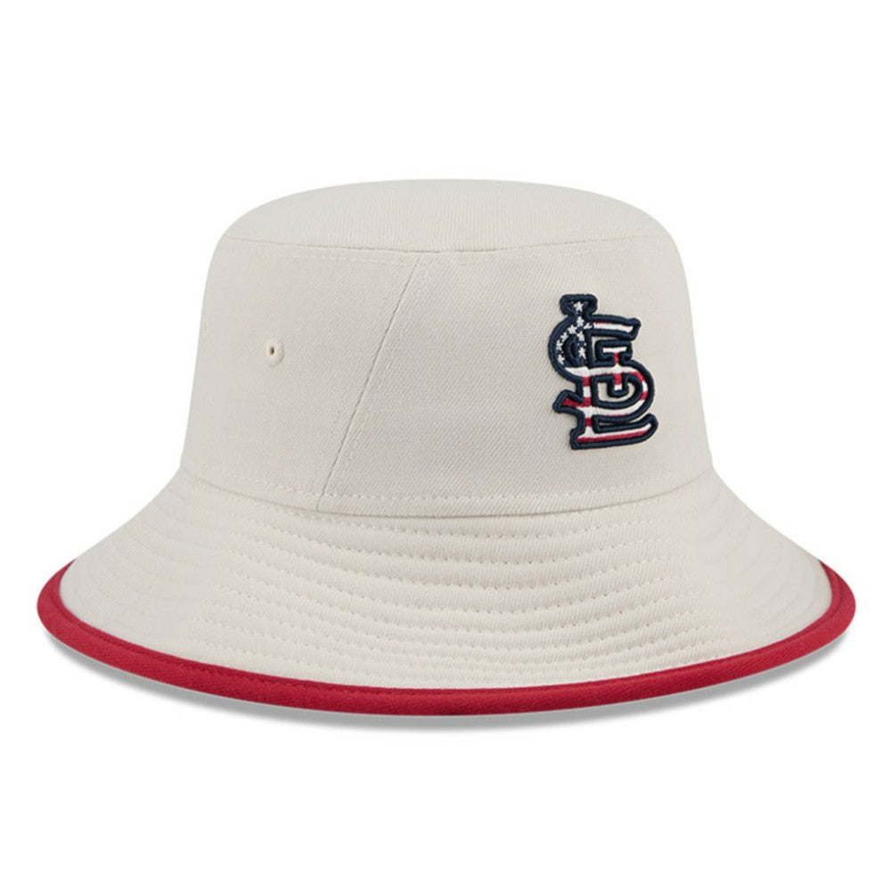 St. Louis Cardinals 2024 Fourth of July Bucket Hat - Khaki | New Era