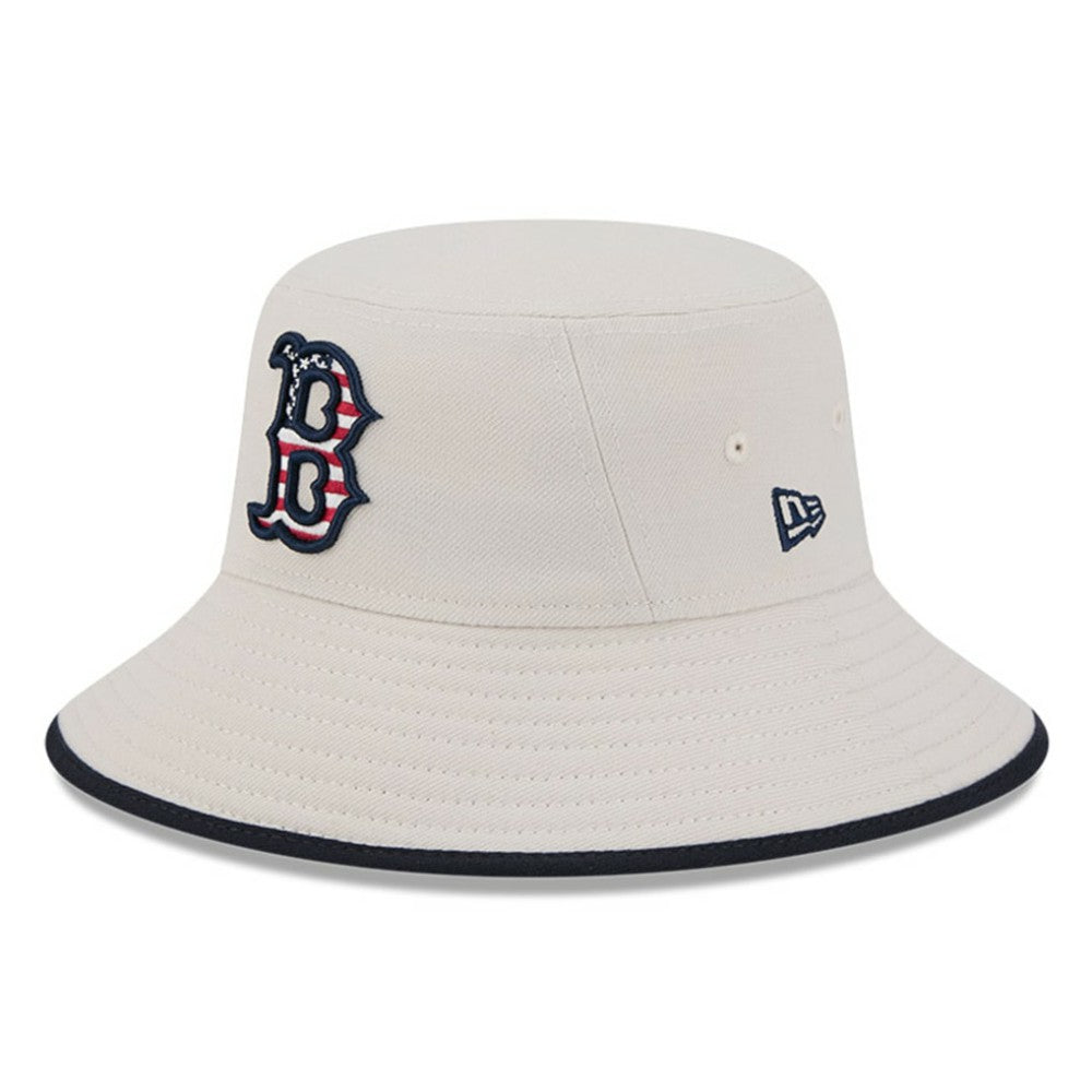 Boston Red Sox 2024 Fourth of July Bucket Hat - Khaki | New Era