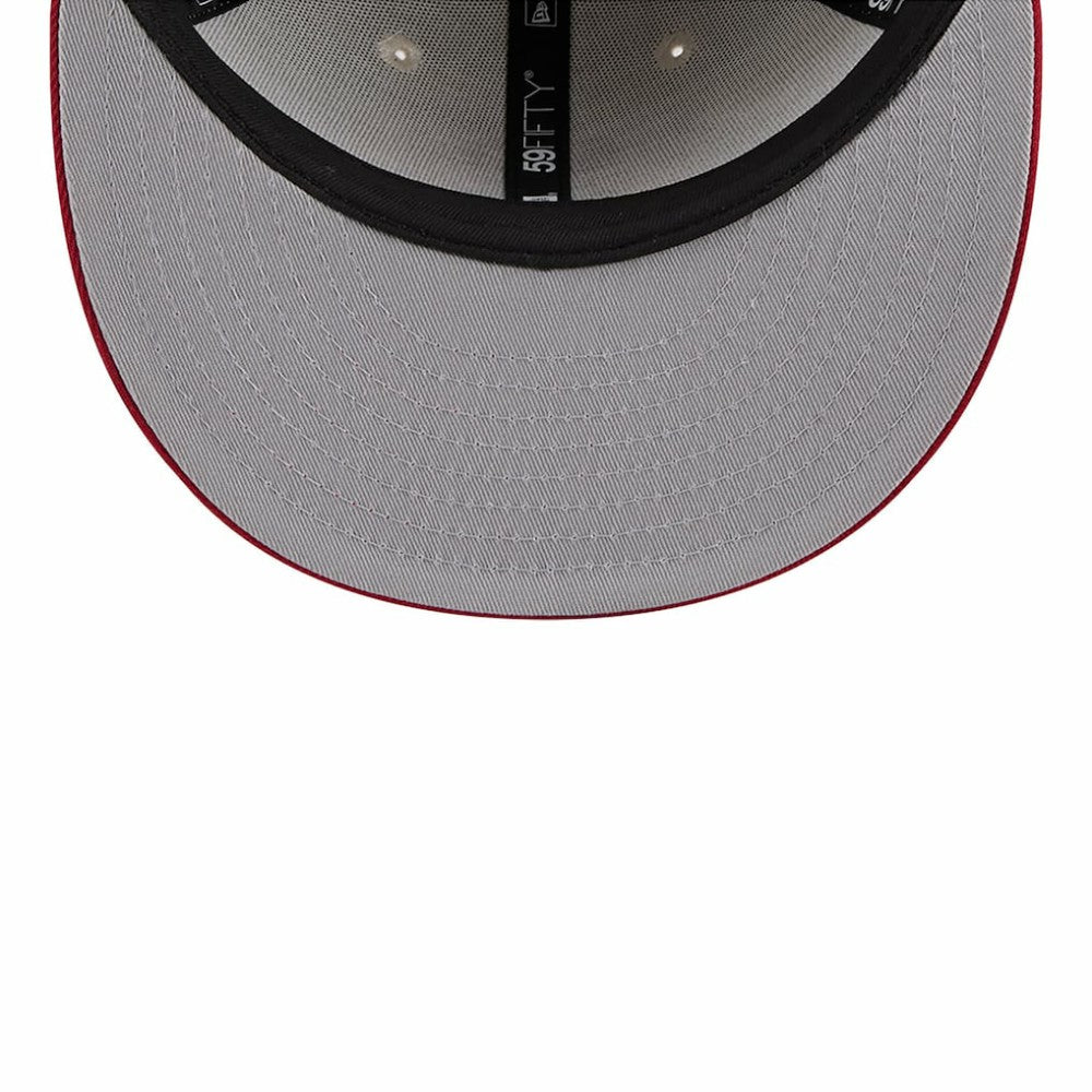 Minnesota Twins 2024 Fourth of July Low Profile 59FIFTY Fitted Hat - Khaki/Red | New Era