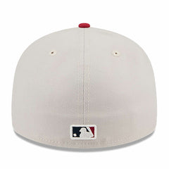 Los Angeles Angels 2024 Fourth of July Low Profile 59FIFTY Fitted Hat - Khaki/Red | New Era