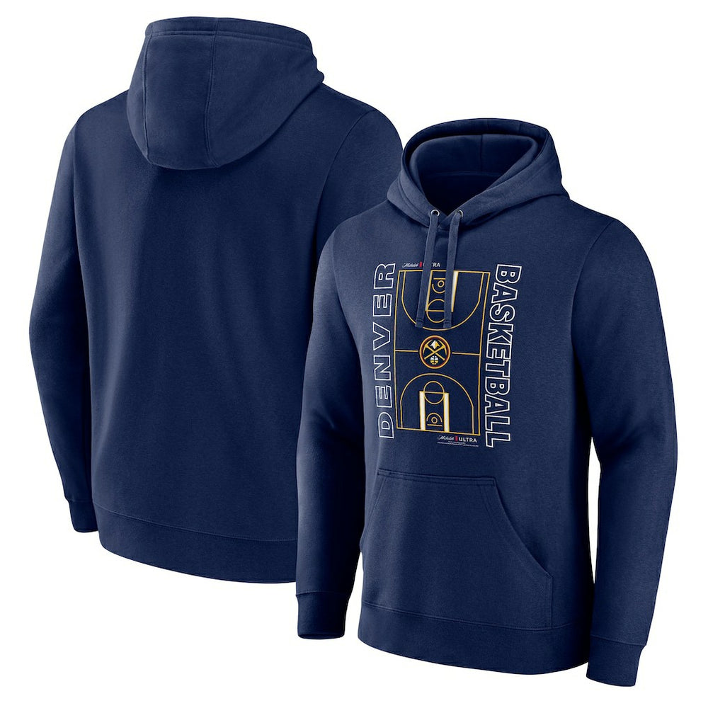 Denver Nuggets Michelob Ultra Full Court Pullover Hoodie - Navy shop