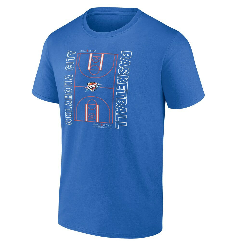 Oklahoma City Thunder Michelob Ultra Full Court T-Shirt - Blue sale