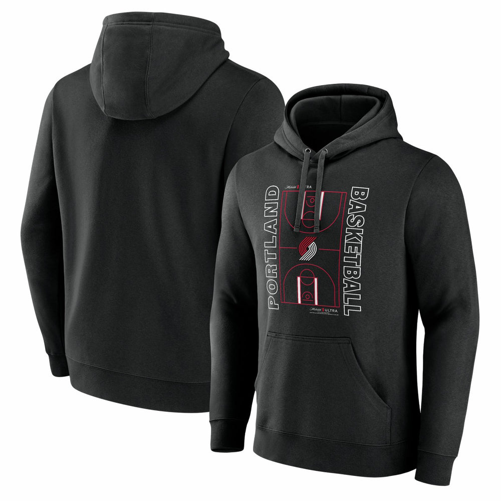 Portland Trail Blazers Michelob Ultra Full Court Pullover Hoodie - Black cheap