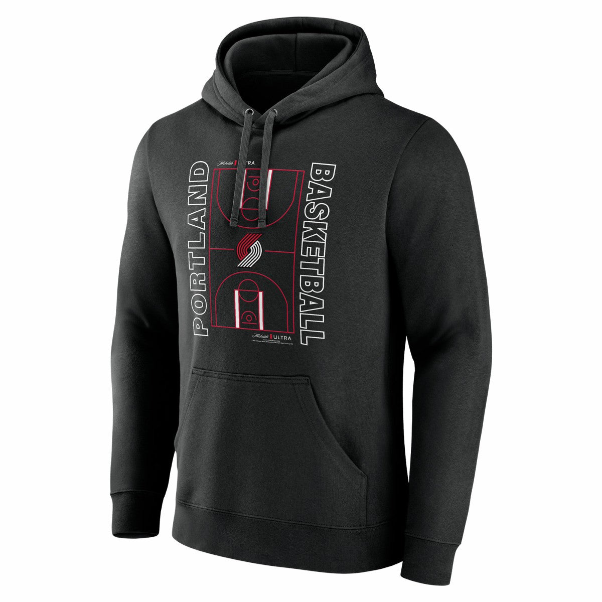 Portland Trail Blazers Michelob Ultra Full Court Pullover Hoodie - Black cheap