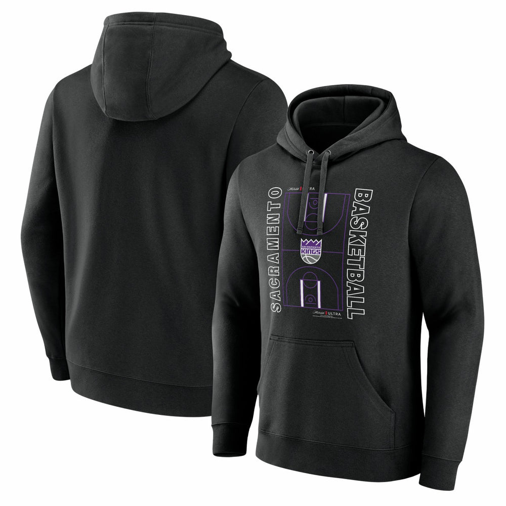 Sacramento Kings Michelob Ultra Full Court Pullover Hoodie - Black on sale
