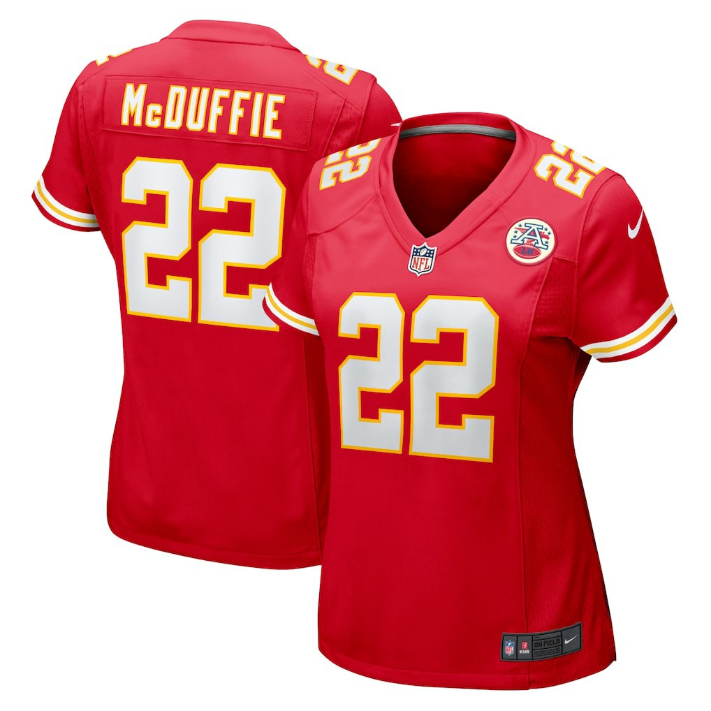 Trent McDuffie Kansas City Chiefs Women's Game Jersey - Red | Nike discount