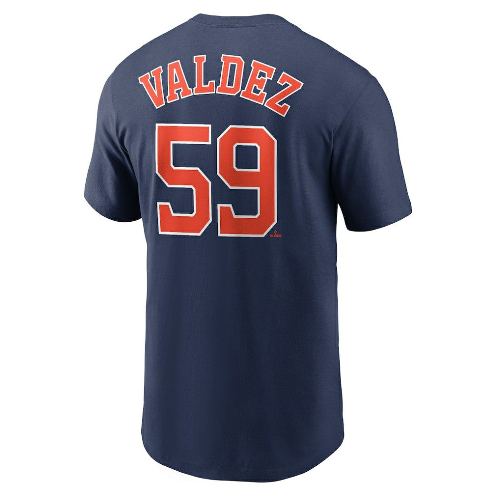 Framber Valdez Houston Astros Fuse Name & Number T-Shirt - Navy | Nike